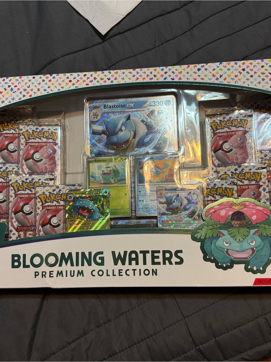 blooming waters pokemon cards Scarlet & Violet 151 Premium Collection Box Se JC and Sons Collectibles and Squirtle Pokemon Blooming Waters Premium Collection